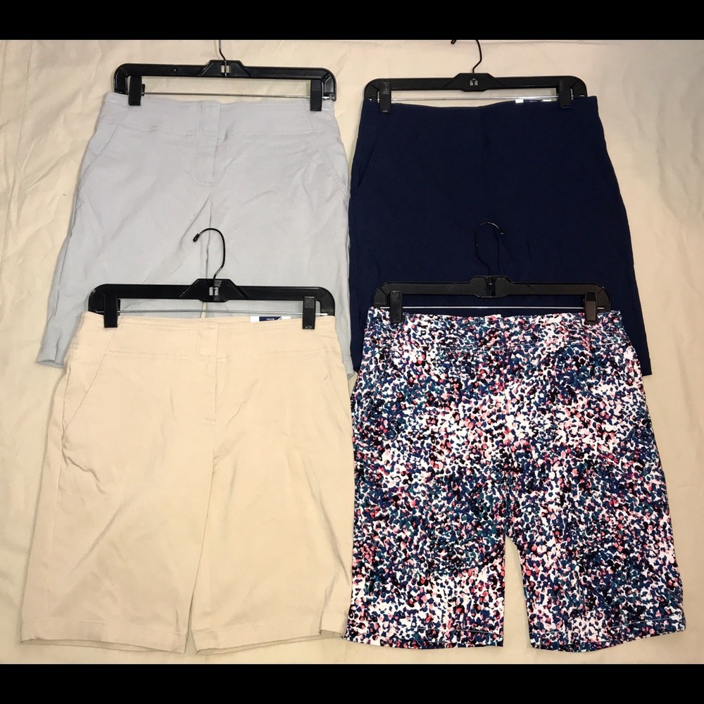 Lot of 4 IZOD Super Stretch Golf Shorts UPF Sz 2